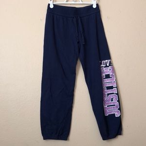 navy sweatpants